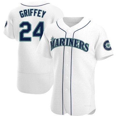 Men's Ken Griffey Seattle Mariners Authentic White Home Jersey