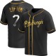 Men's Kenny Lofton Pittsburgh Pirates Replica Black Golden Alternate Jersey