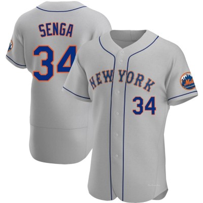 Men's Kodai Senga New York Mets Authentic Gray Road Jersey