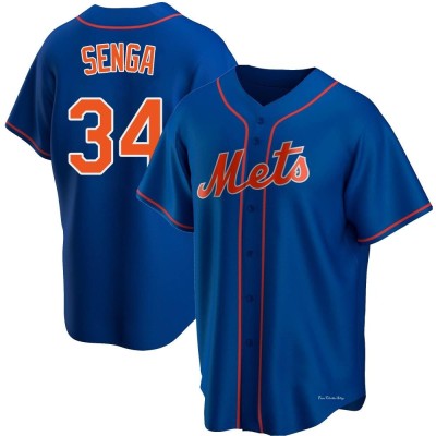 Men's Kodai Senga New York Mets Replica Royal Alternate Jersey
