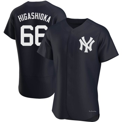 Men's Kyle Higashioka New York Yankees Authentic Navy Alternate Jersey