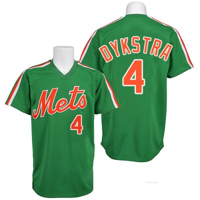 Men's Lenny Dykstra New York Mets Authentic Green 1985 Throwback Jersey