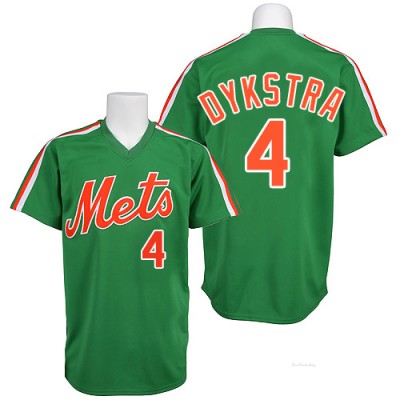 Men's Lenny Dykstra New York Mets Replica Green 1985 Throwback Jersey