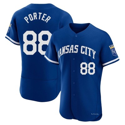 Men's Logan Porter Kansas City Royals Authentic Royal 2022 Alternate Jersey