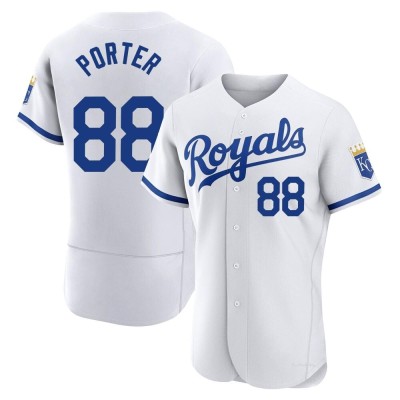 Men's Logan Porter Kansas City Royals Authentic White 2022 Home Jersey
