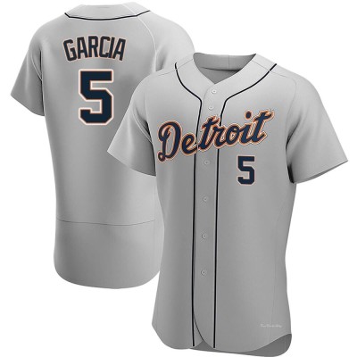 Men's Luis Garcia Detroit Tigers Authentic Gray Road Jersey