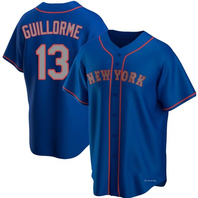 Men's Luis Guillorme New York Mets Replica Royal Alternate Road Jersey