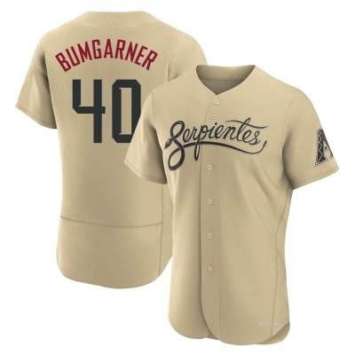 Men's Madison Bumgarner Arizona Diamondbacks Authentic Gold 2021 City Connect Jersey