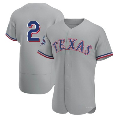 Men's Marcus Semien Texas Rangers Authentic Gray Road 2023 World Series Champions Jersey