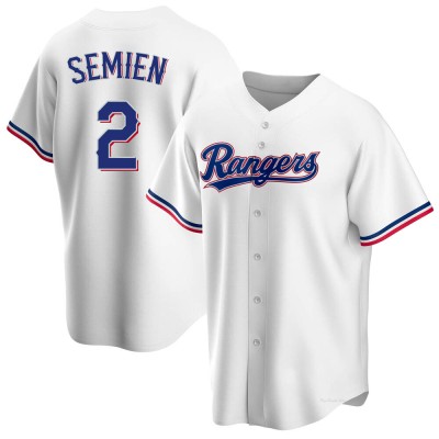 Men's Marcus Semien Texas Rangers Replica White Home Jersey