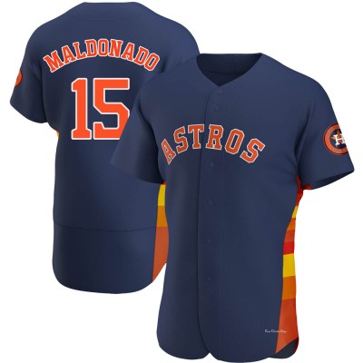 Men's Martin Maldonado Houston Astros Authentic Navy Alternate Jersey