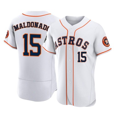 Men's Martin Maldonado Houston Astros Authentic White 2022 World Series Home Jersey