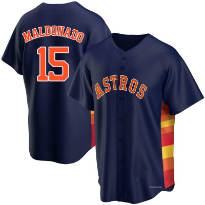 Men's Martin Maldonado Houston Astros Replica Navy Alternate Jersey