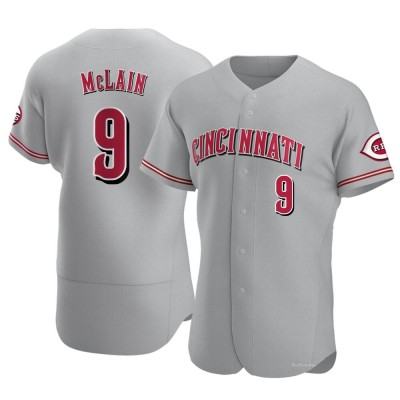 Men's Matt McLain Cincinnati Reds Authentic Gray Road Jersey