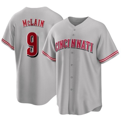 Men's Matt McLain Cincinnati Reds Replica Gray Road Jersey