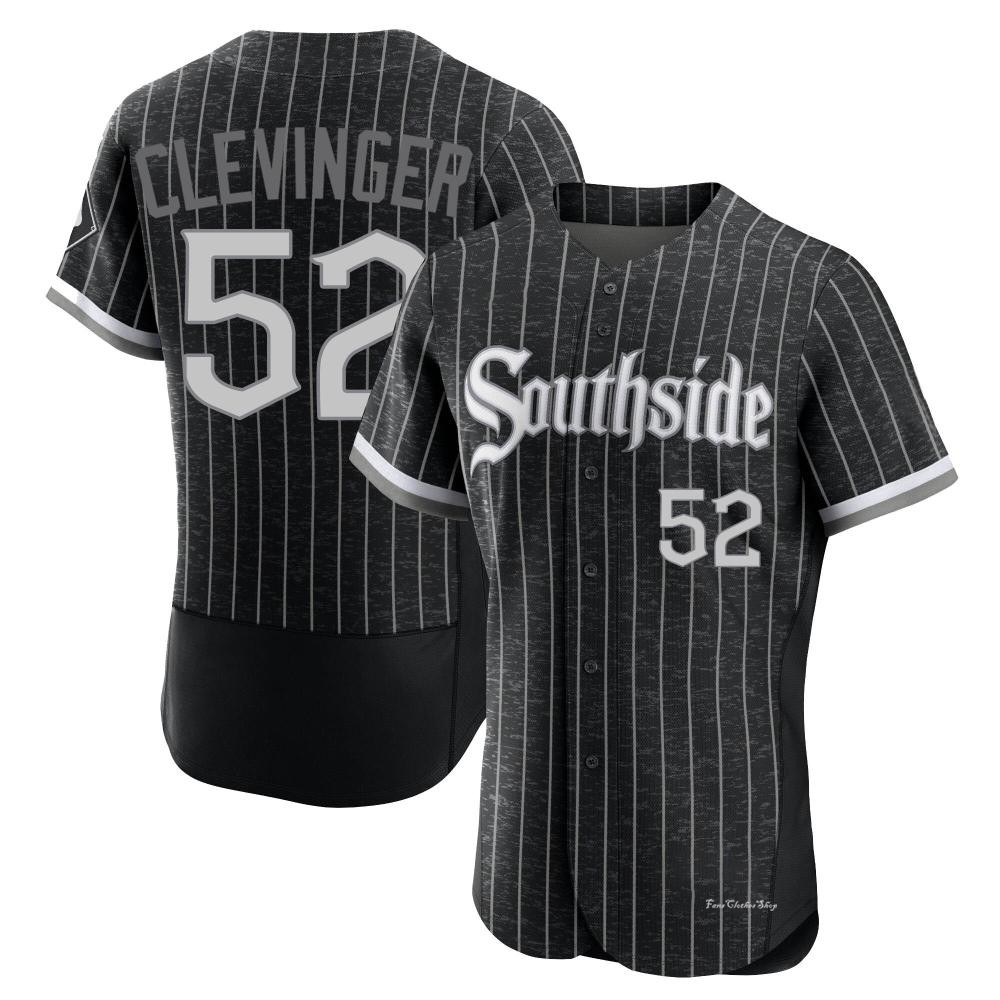 Men's Mike Clevinger Chicago White Sox Authentic Black 2021 City Connect Jersey