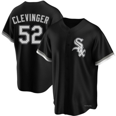 Men's Mike Clevinger Chicago White Sox Replica Black Alternate Jersey