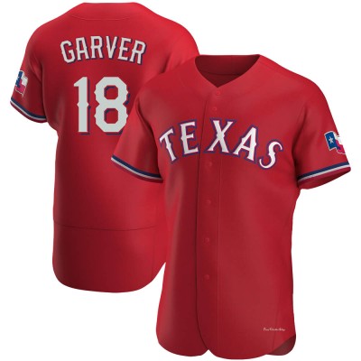 Men's Mitch Garver Texas Rangers Authentic Red Alternate Jersey