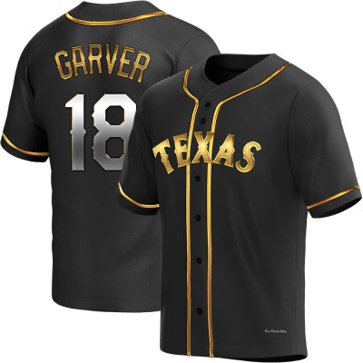 Men's Mitch Garver Texas Rangers Replica Black Golden Alternate Jersey