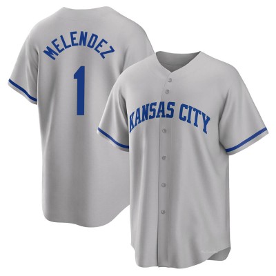 Men's MJ Melendez Kansas City Royals Replica Gray 2022 Road Jersey
