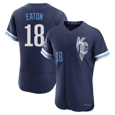 Men's Nate Eaton Kansas City Royals Authentic Navy 2022 City Connect Jersey