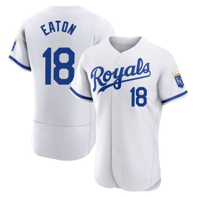 Men's Nate Eaton Kansas City Royals Authentic White 2022 Home Jersey