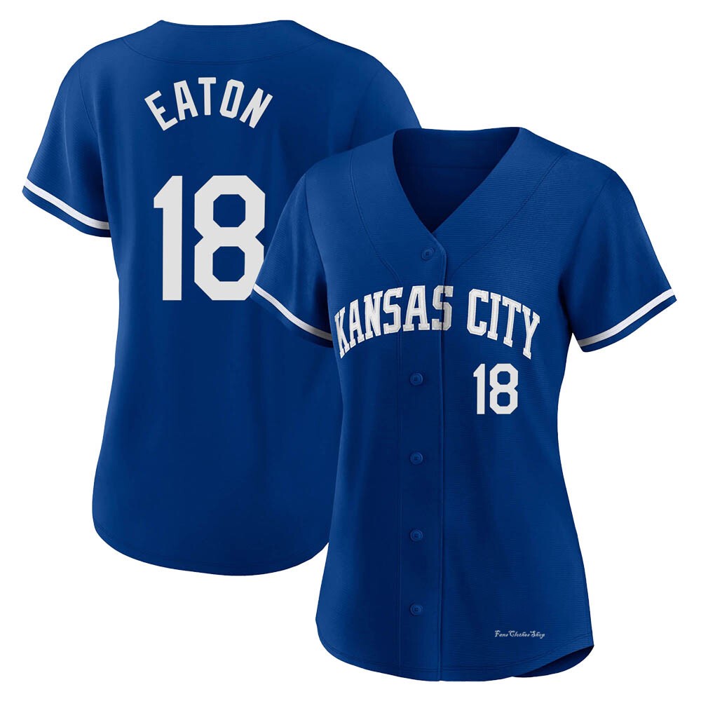 Men's Nate Eaton Kansas City Royals Replica Royal 2022 Alternate Jersey