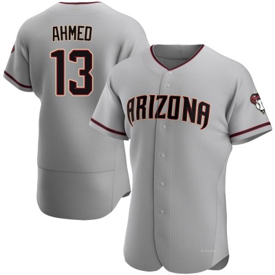 Men's Nick Ahmed Arizona Diamondbacks Authentic Gray Road Jersey