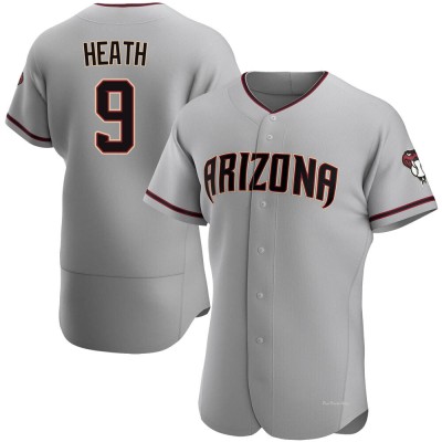 Men's Nick Heath Arizona Diamondbacks Authentic Gray Road Jersey