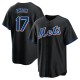 Men's Nick Zwack New York Mets Replica Black 2022 Alternate Jersey