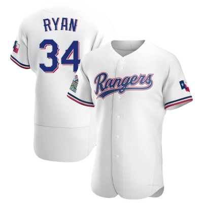 Men's Nolan Ryan Texas Rangers Authentic White Home Jersey