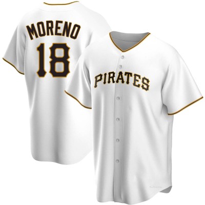 Men's Omar Moreno Pittsburgh Pirates Replica White Home Jersey