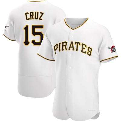 Men's Oneil Cruz Pittsburgh Pirates Authentic White Home Jersey