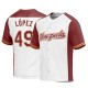 Men's Pablo Lopez Venezuela Baseball Replica White 2023 World Baseball Classic Jersey