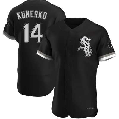 Men's Paul Konerko Chicago White Sox Authentic Black Alternate Jersey