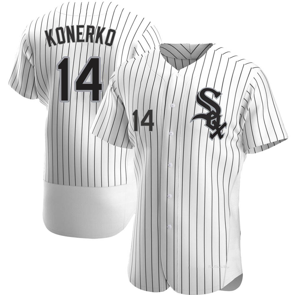 Men's Paul Konerko Chicago White Sox Authentic White Home Jersey