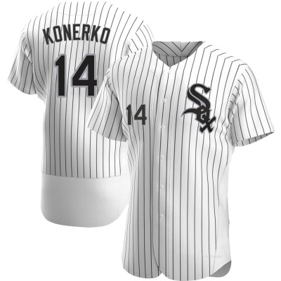Men's Paul Konerko Chicago White Sox Authentic White Home Jersey