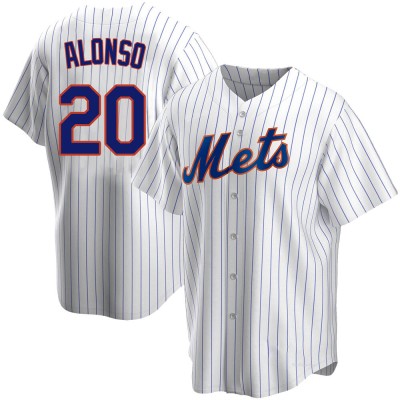 Men's Pete Alonso New York Mets Replica White Home Jersey