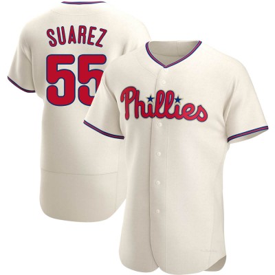 Men's Ranger Suarez Philadelphia Phillies Authentic Cream Alternate Jersey