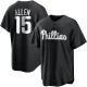 Men's Richie Allen Philadelphia Phillies Replica Black/White Jersey