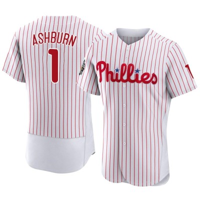 Men's Richie Ashburn Philadelphia Phillies Authentic White 2022 World Series Home Jersey