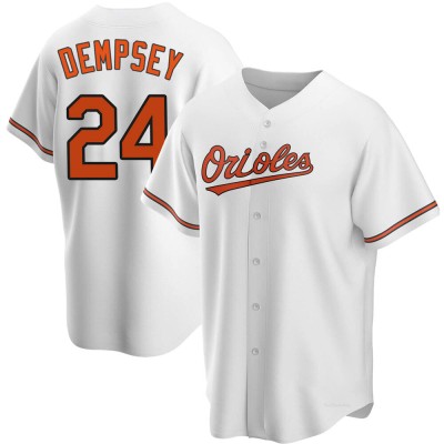Men's Rick Dempsey Baltimore Orioles Replica White Home Jersey