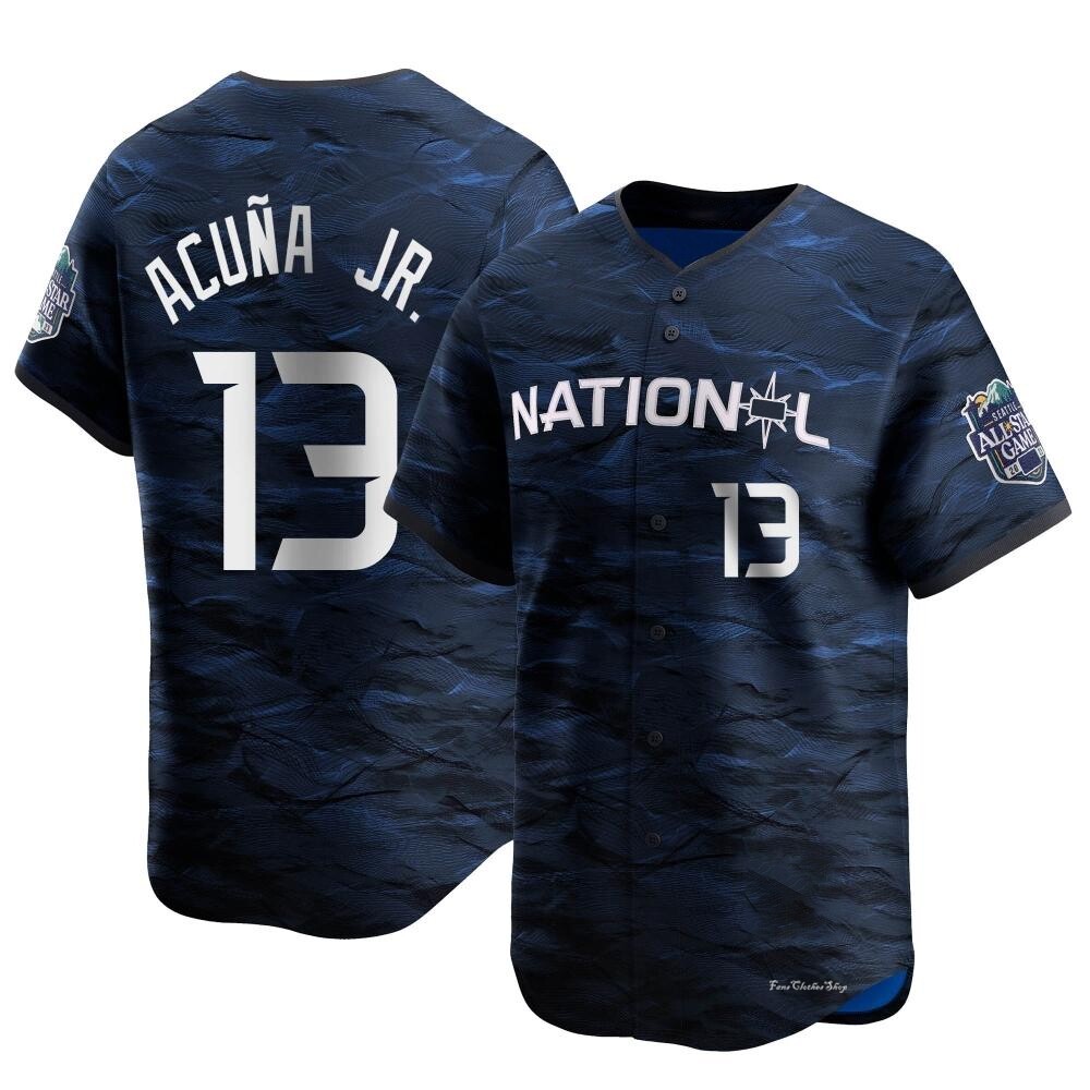 Men's Ronald Acuna Jr. Atlanta Braves Limited Royal National League Game 2023 All-Star Jersey