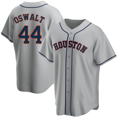 Men's Roy Oswalt Houston Astros Replica Gray Road Jersey