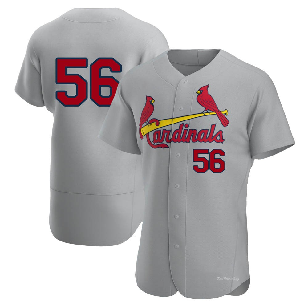 Men's Ryan Helsley St. Louis Cardinals Authentic Gray Road Jersey