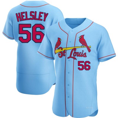 Men's Ryan Helsley St. Louis Cardinals Authentic Light Blue Alternate Jersey
