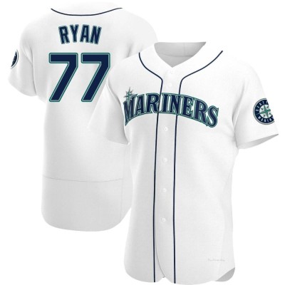 Men's Ryder Ryan Seattle Mariners Authentic White Home Jersey