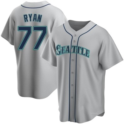 Men's Ryder Ryan Seattle Mariners Replica Gray Road Jersey
