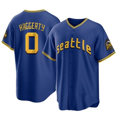 Men's Sam Haggerty Seattle Mariners Replica Royal 2023 City Connect Jersey