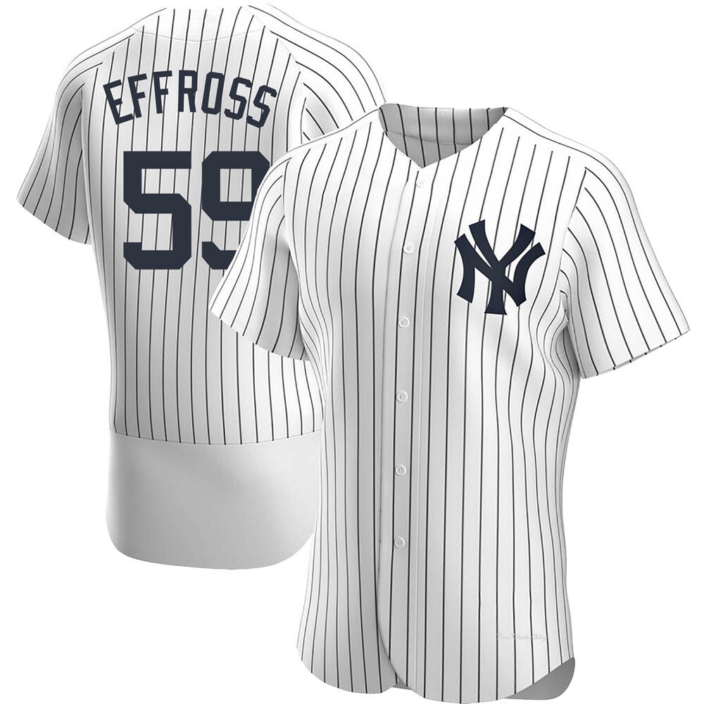 Men's Scott Effross New York Yankees Authentic White Home Jersey